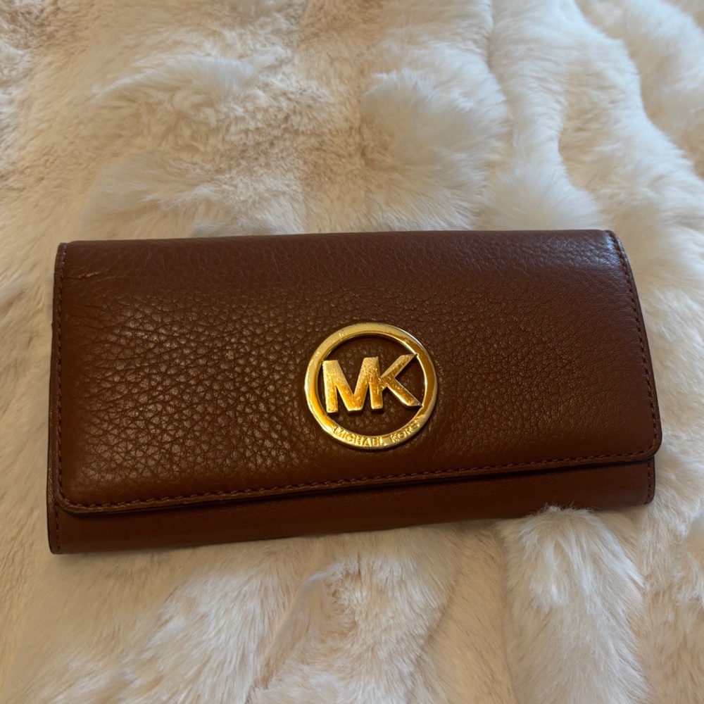 Michael Kors Brown Leather Wallet